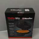 Mueller Heart 5 Waffle Maker, Waffle Iron, Adjustable Browning Control & Nonstick, Cool Touch Handle, Easy to Clean, Small Kitchen Appliances
