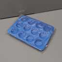 Golf Ball Cake Pop Mold, 2 Pack Golf Ball Chocolate Molds, 12-Cavity 3D Golf Ball Silicone Mold for Cupcake Decorations, Hot Chocolate Bomb, Candy (Blue)