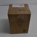 WISBEAM Outdoor Post Light, Pole Lantern, E26 Base 60W Max, Aluminum Housing Plus Glass, Wet Location Rated, ETL Qualified, Bulbs not Included, Black