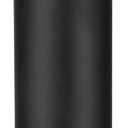 DOWRY Toilet Plunger with Holder for Bathroom,Powerful Efficient Force Suction Cup,Heavy Duty, Deep Cleaning (18.7In, Matte Black)