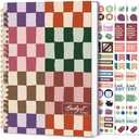 Aesthetic Budget Planner - Monthly Finance Planner with Expense Tracker, Undated Bill Organizer, Budget Notebook to Manage Your Finances, Account Budget Book - Checkered