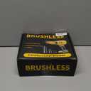 Cordless Leaf Blower for DeWALT 20V Battery,580000RPM Brushless Turbo Jet Blower with 3 Nozzles, Lightweight Handheld Blower for Patio, Lawn, Yard, Leaves, Dust, Garage & Snow Cleaning (No Battery) (Yellow)