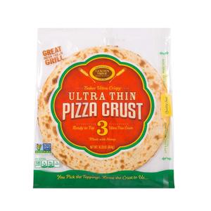 2 x Golden Home Bakery Products Ultra Thin Pizza Crust, 12" (3 Pack)