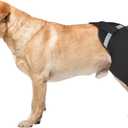 Dog Rear Leg Sleeve to Stop Licking, Upgraded Hind Leg Cover to Stop Slipping, for TPLO Surgery, Skin Conditions, Wounds, Breathable Soft Fabric, Dog Cone Alternative, Right,L,Black