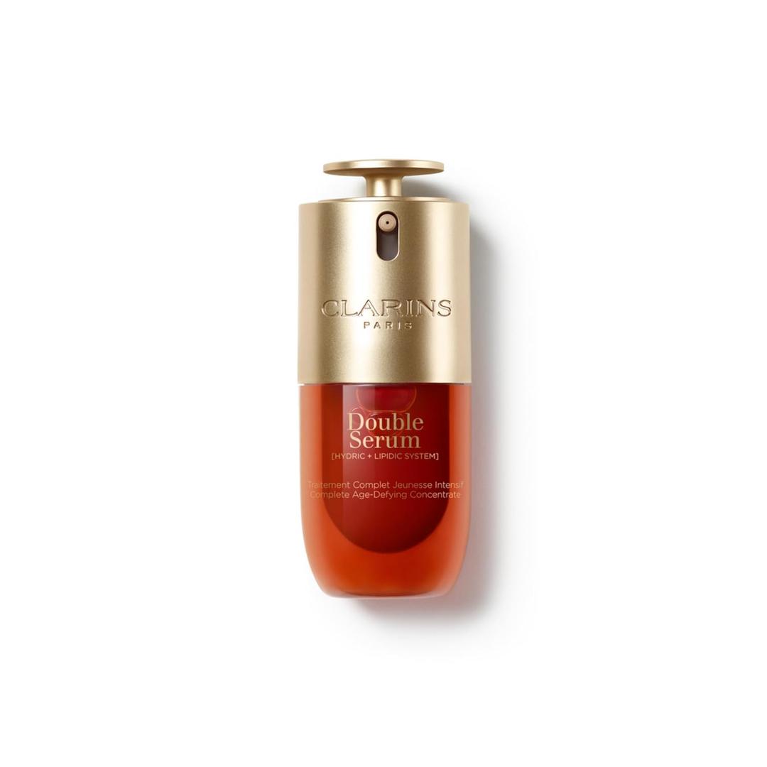 Clarins DOUBLE SERUM | Anti Aging Face Serum | Visibly Firms, Smoothes, Boosts Radiance, and Refines Pores | 24H Hydration | All Skin Types