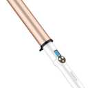 HOSON 1 1/2 Inch Large Curling Wand for Long Hair, 1.5 Inch Ceramic Extral Long Barrel Curling Wand Professional Dual Voltage, Adjustable Temperature