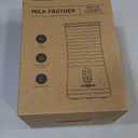 Milk Frother, Paris Rhône 4in1 Milk Steamer and Frother, Hot & Cold Foam Milk Warmer with Temperature Control, Auto ShutOff Frothers for Coffee, Latte, Cappuccino, Macchiato