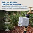 Orbit B-hyve Smart Hose Watering Timer with Wi-Fi Hub - One Outlet Timer for Lawn & Garden - App Controlled Wi-Fi System - Adjustable Watering Schedule - 21004
