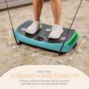 Lifepro Rumblex 4D Curved Vibration Plate Exercise Machine Triple Motor Vibrating Platform Machine with 7 Modes & 60 Speeds Full Body Vibration Plate for Lymphatic Drainage & at Home Workout