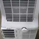 BLACK+DECKER Portable Air Conditioner, 8,000 BTU (3,950 BTU SACC) for Rooms up to 400 Sq. Ft., Portable AC with Follow Me Remote Control and Window Kit, BPACT08WT, White