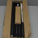 Blackout Curtain Rod, Adjustable Extra Long for Windows 5.5-12.7Ft, Wrap Around Heavy Duty French Return, Matte Black