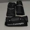 BASIC CONCEPTS Airplane Adjustable Foot Hammock (2 Pack), Perfect or Office Footrest to Relax Your Feet (Memory Foam) - for Travel Accessories, Desk Hammock, Comfy Hanger