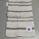 Lush Decor Bria Stripe Decorative Throw Pillow Cover, 20" W x 13" L, Gray - Rectangle Pillow Cover - Throw Pillows For Bed, Couch, Or Chair