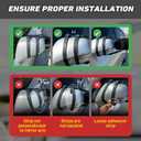Extended Towing Mirrors, Universal Clip-On Side Mirror Extensions for Pickups, RVs, and Trailers, Tow Mirrors with Extenders (Model HA968)