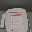 Brondell SE400-EW Swash SE400 Electric Bidet Toilet Seat With Heated Seat, Oscillating Stainless Steel Nozzle, Warm Air Dryer, Night Light, Gentle Close Lid, White Side Arm Control, Elongated