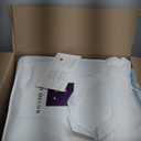 Lush Decor Coastal Chic Scalloped Edge Comforter Set, 3 Piece Set Full/Queen, Blue & White - Queen Bedding Set - White Comforter - Coastal Decor