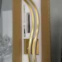 CANEOE Battery Operated Wall Sconces with Remote Control, Rechargeable Dimmable Touch Wall Sconces Set of Two, 3000K-6500K LED Wireless Wall Light for Living Room Bedroom Hallway,31.5inch(Gold)