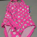  CinCili Girls One Piece Swimsuits Crossback Swimwear Beach Bathing Suit 3-14 Years, Large