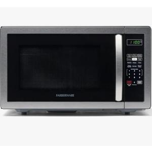 Farberware 1.2 Cu. Ft. Countertop Microwave Oven – 1000 Watts Power, Smart Sensor Auto Cook Settings, Defrost, Easy Clean and Child Safety Lock - Stainless
