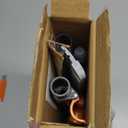 Rubber Floor Squeegee for Concrete Floor, Tile Floor, Metal Aluminium Heavy Duty Garage Shower Floor Squeegee Broom for Removing Water, Commercial Scrubber Mop with Extendable Long Handle (Gray)