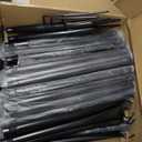 6 Pack 10 ft Heavy Duty Metal String Light Poles Adjustable Outdoor Lighting Stand for Patio,Backyard,Garden,Party & Wedding Rustproof & Sturdy with Hooks