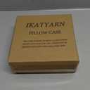 IKATYARN 18 x 18 Inches Pack of 2 Boho Black and Off White Embroidery Striped Throw Pillow Cover, Soft Chenille Pillowcase with Tassels, Modern Farmhouse Decor Cushion Cover for Couch Sofa Bed