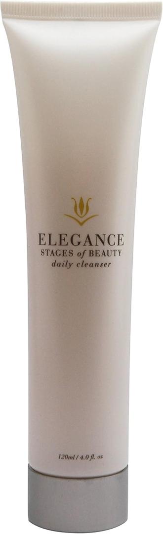Elegance Facial Cleanser, Anti-Aging Skin Care, Fight Fine Lines & Wrinkles, Remove Dirt, Oils, and Makeup, Hydrate The Skin, Stages of Beauty, 4 Ounce, (SBY-ELG004CS-FG)