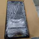 edx 4-Pack Folding Chair, Indoor Portable, Stackable for Events, Offices, Weddings and Restaurants, Black