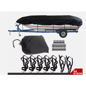 14-15,8ft/68 Boat Cover Black