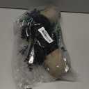 2 Pack Black Fake Eucalyptus Small Fake Plants Potted Artificial Plants for Halloween Decorations Shelf Desk Home Farmhouse Room Coffee Table Bathroom Decor(Black)