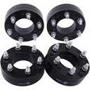 VLAOSCHI Black Forged 5x5.5 to 6x5.5 Wheel Adapters 2 Inch Compatible with Dodge F-ord (Adapt 6 Lug Rim on 5 Lug Truck) for 1994-2018 R-AM 1500 | 1975-1996 F150 | 1966-1996 Bronco - Pack of 4