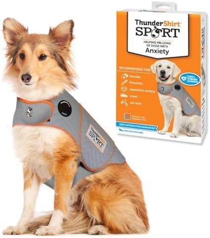 ThunderShirt for Dogs, Large, Platinum Sport - Dog Anxiety Relief Calming Vest, L