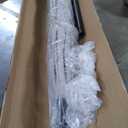 California Umbrella GSPT908302-48032 9' Round Aluminum Market, Crank Lift, Push Button Tilt, Black Pole, Sunbrella Spectrum Dove