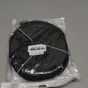 BUSOHE Cat 8 Ethernet Cable 150 FT, 40Gbps 2000MHz Cat8 High Speed Flat Internet Network Patch Cord, Shielded LAN Wire with Gold Plated RJ45 Connector for Outdoor Indoor, with Clips - 150FT Black