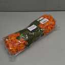 6 Bundles Silk Geraniums Artificial Flowers for Outdoors, UV Resistant Faux Plants Realistic for Garden Patio Porch Window Box Home Indoor Outdoor Decor (6, Orange-red)