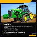 Loader Power Steering Hydraulic Cylinder Compatible with Tractor | High-Strength Alloy Steel, Steady Hydraulic Pressure Output with Responsive Steering