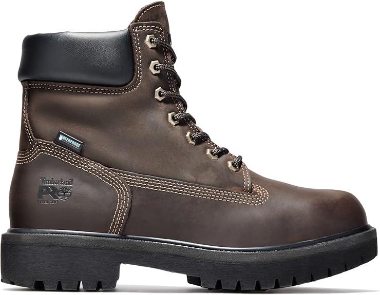 Timberland PRO mens Direct Attach 6 Inch Steel Safety Toe Waterproof Insulated (13, Brown)
