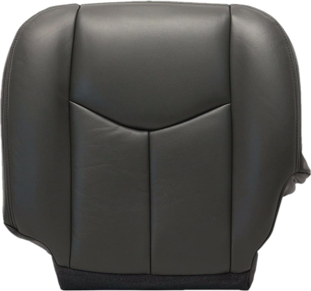 Priprilod 692 or 69i Dark Gray Microfiber Leather Driver Side Bottom Replacement Seat Cover Compatible with Chevy Silverado Tahoe Suburban Avalanche GMC Sierra Yukon XL 2003 2004 2005 2006