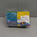 Strictly Briks Building Toy Big Blocks Baseplates - Compatible With Lego Duplo For Toddlers & Kids, 12 Pack Flat Bottom Plate, 7.5 x 3.75 In, Kids Easter Gift, Blue/Green/Grey