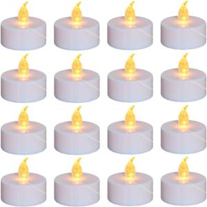 Nancia 97 PACK Flameless LED Tea Lights Candles, Realistic and Bright Flickering Long Lasting 200Hours Battery-Powered, Ideal Party, Wedding, Birthday, Gifts Home Decoration Warm Yellow