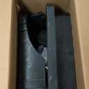 AAIN Work Carts with Wheels, 500 LBS Capacity. 34 x 17 Inch Plastic Tool cart. Utility Service Cart with 2 Fixed 2 Swivel Wheels, Ergonomic Handle Great for Warehouse/Garage/Garden/Hotel