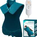 Mothers Day Gifts, Heating Pad for Neck Shoulders Back, Extra Large Heat Pad for Full Body Relax, Electric Heated Wrap for Seniors, Anniversary & Birthday Gifts for Women Mom Grandma Her Wife (Green)
