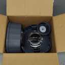 Gardner Pet Automatic Dog Water Dispenser Gravity Stainless Steel Water Waterer Feeder, 100% BPA-Free Large Capacity Water Feeding Bowls for Medium & Large-Sized Dogs Cats Other Pets -(1 Gallon) (Dark Grey)