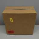 IEEK Small Waste Basket Slim Trash Can 3.2 Gallon/12L Clear and White Garbage Can Rectangle Plastic Wastebaskets Container Bin for Narrow Spaces Office,Bathroom, Bedroom,Kitchen,Living Room,Study