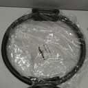 Pilates Ring 15-Inch, Magic Circle for Women, Fitness Ring for Core & Thighs, Yoga & Strength Training, Workout Ring for Home & Gym, Inner Thigh Toner, Pilates Accessory (Black)