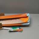 Portable Bathtub Adult Ice Bath Tub - Collapsible Folding Foldable Bathtub for Adult Shower Bathroom Hot SPA Soaking Cold Plunge Tub Deep Freestanding Bathtub Indoor Outdoor Orange