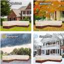Patio Outdoor Sectional Cover-L-Shaped Patio Furniture Covers Waterproof Rip-Stop Anti-UV 600D Heavy Duty Outdoor Couch with 3 Air Vent Sofa Cover,Right 104''L (83''L) 32''D 31''H