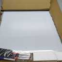 WALGLASS Magnetic White Board, 36" x 24" Double-Sides Dry Erase White Board for wall, Hanging or Mounted Whiteboard, Horizontal or Vertical, Silver Aluminium Frame, Home, School, Office, Kitchen (White 1-pack)