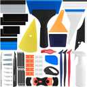 28 Pcs Car Window Tint Tools Kit Vinyl Wrap Tool Window Tint Squeegee Tools Vehicle Glass Protective Film Installation Kit Automotive Window Film Tinting Kit