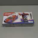 Remote Control Car, One-Button Transform Toys Car, 2.4GHz RC Cars 1:18 Scale, 360 Degree Rotation Police Car Toy Transforming into Robot Toy for Boys Girl Kids 4-7 8-12 6-8, Birthday (Red)